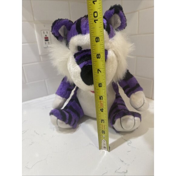Vintage Purple & Black Tiger Plushland Toy Company 1999 plush - Picture 4 of 8
